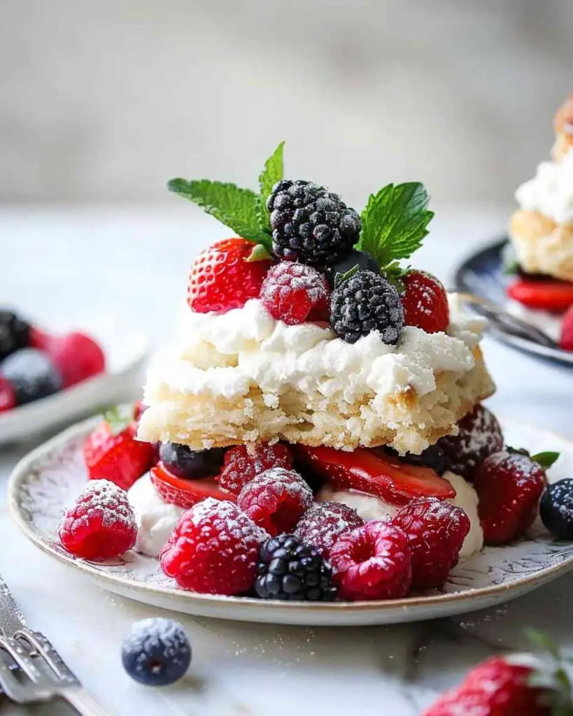 Mixed Berry Shortcake