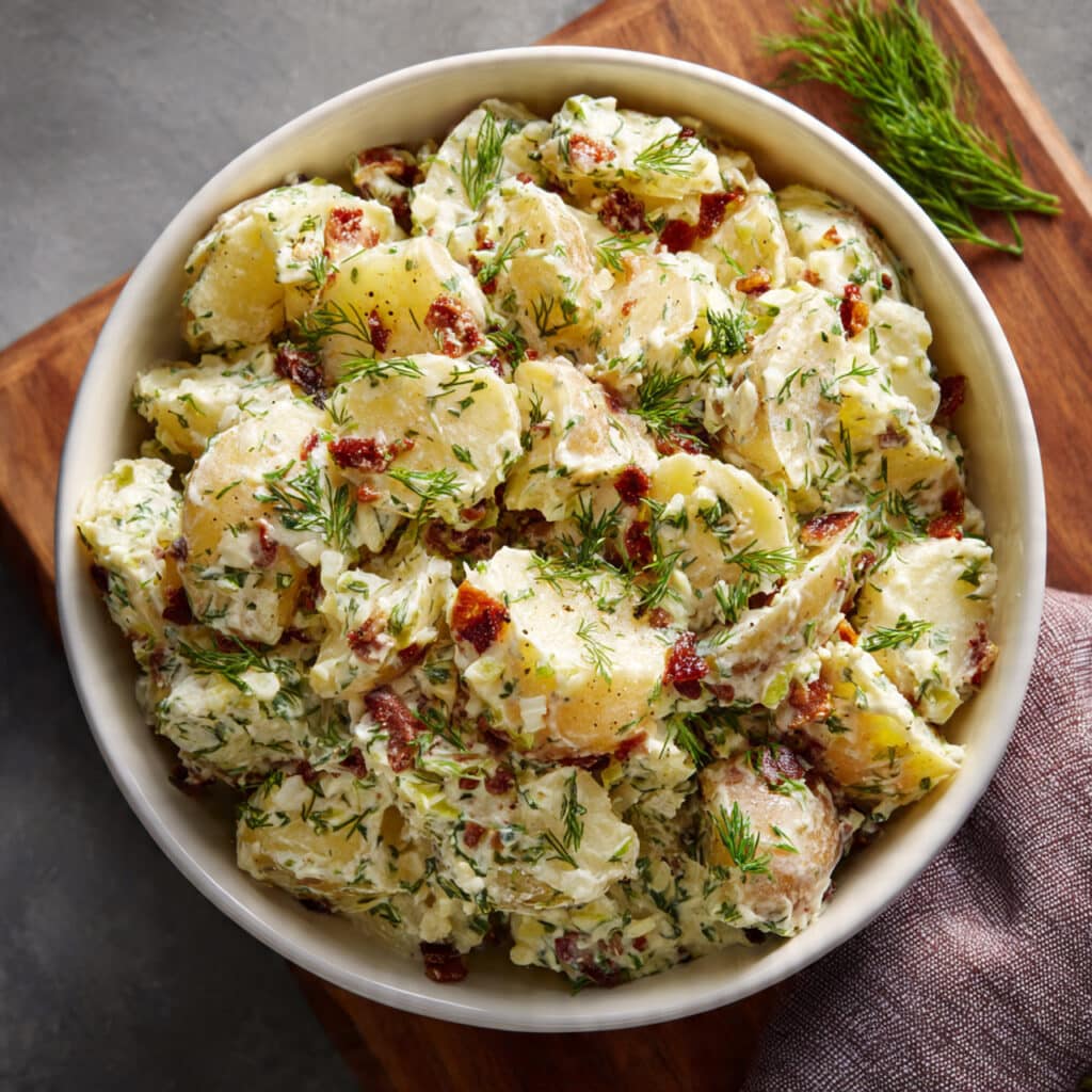 Creamy Dill German Potato Salad