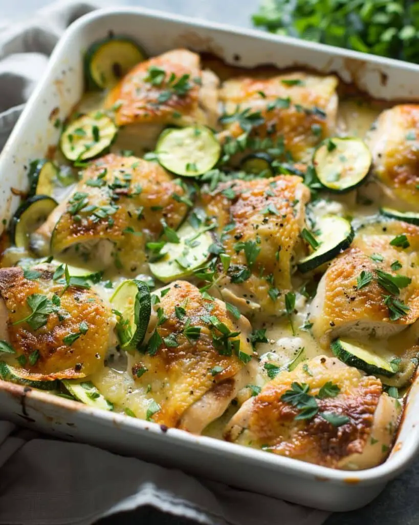 Easy Chicken Zucchini Bake
