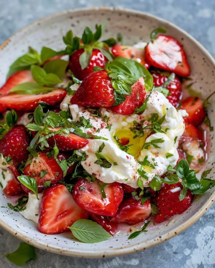 Strawberry Burrata Salad