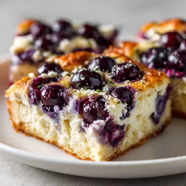 High-Protein Lemon Blueberry Breakfast Bake