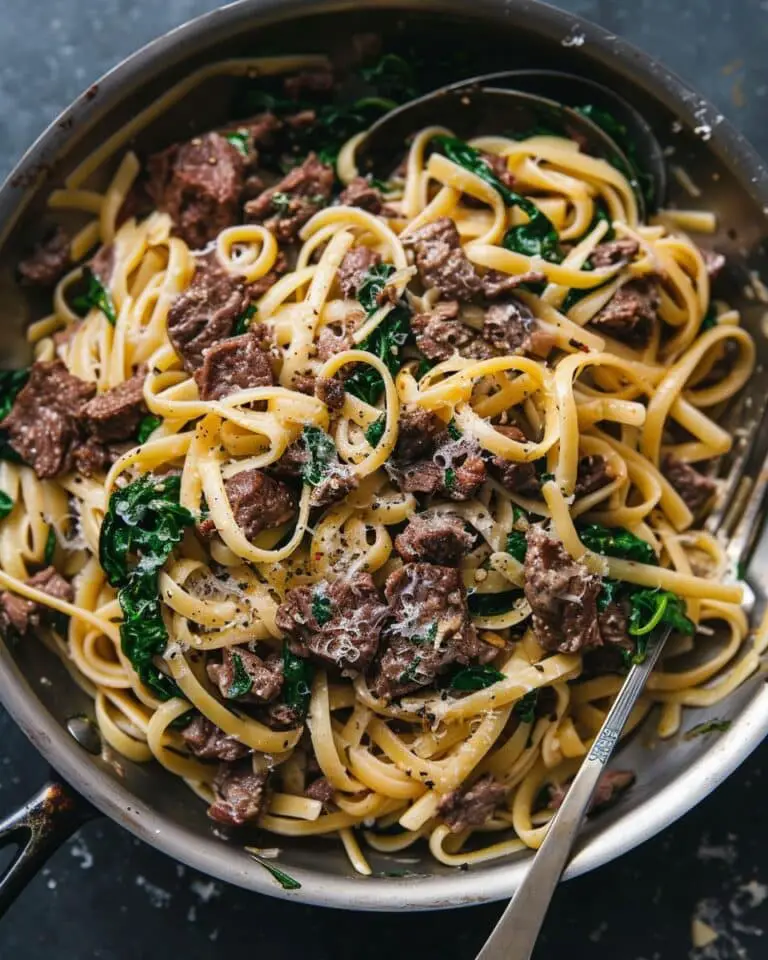 30-Minute Beef and Garlic Butter Pasta