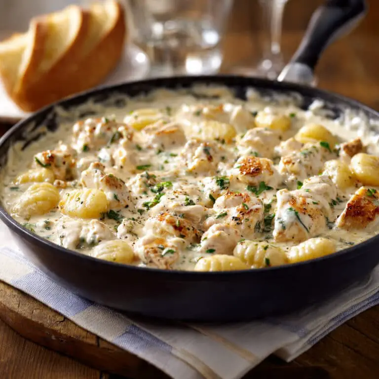 One-Pan Creamy Chicken & Gnocchi For Dinner