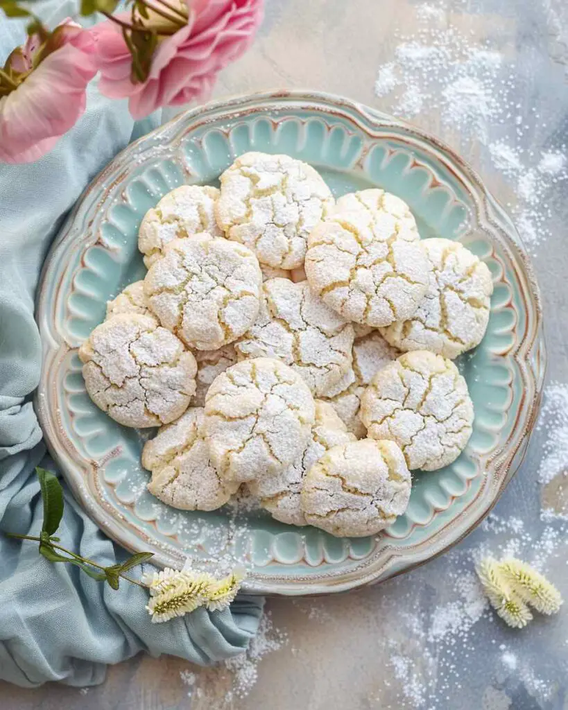 Springtime Crinkle Cookies