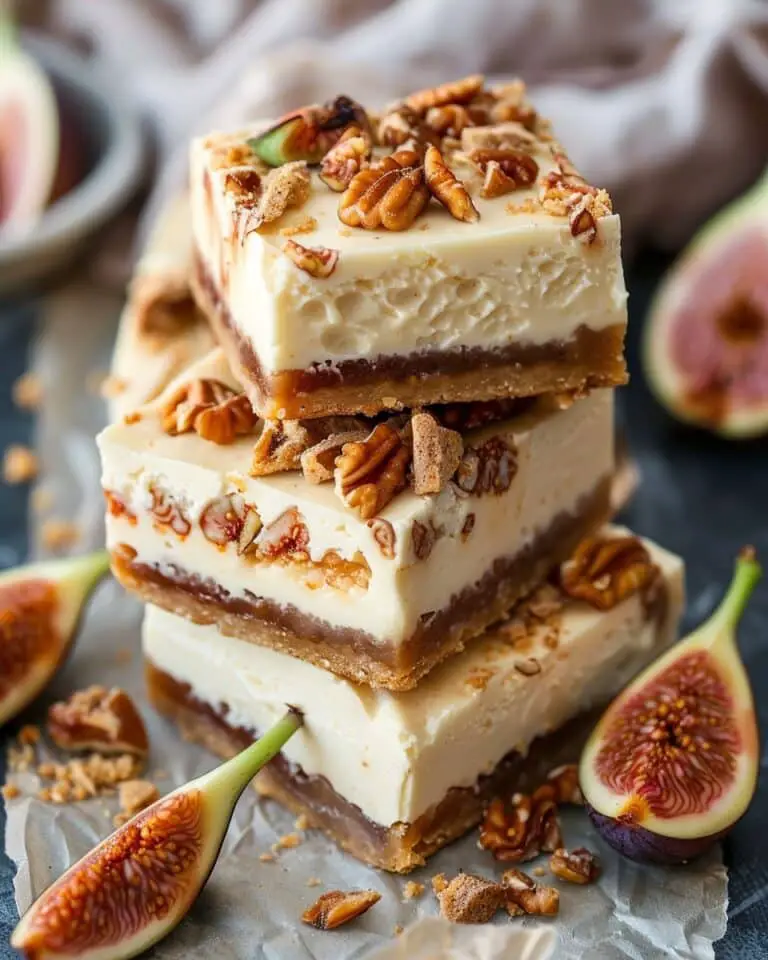 Honey Fig Cheesecake Bars