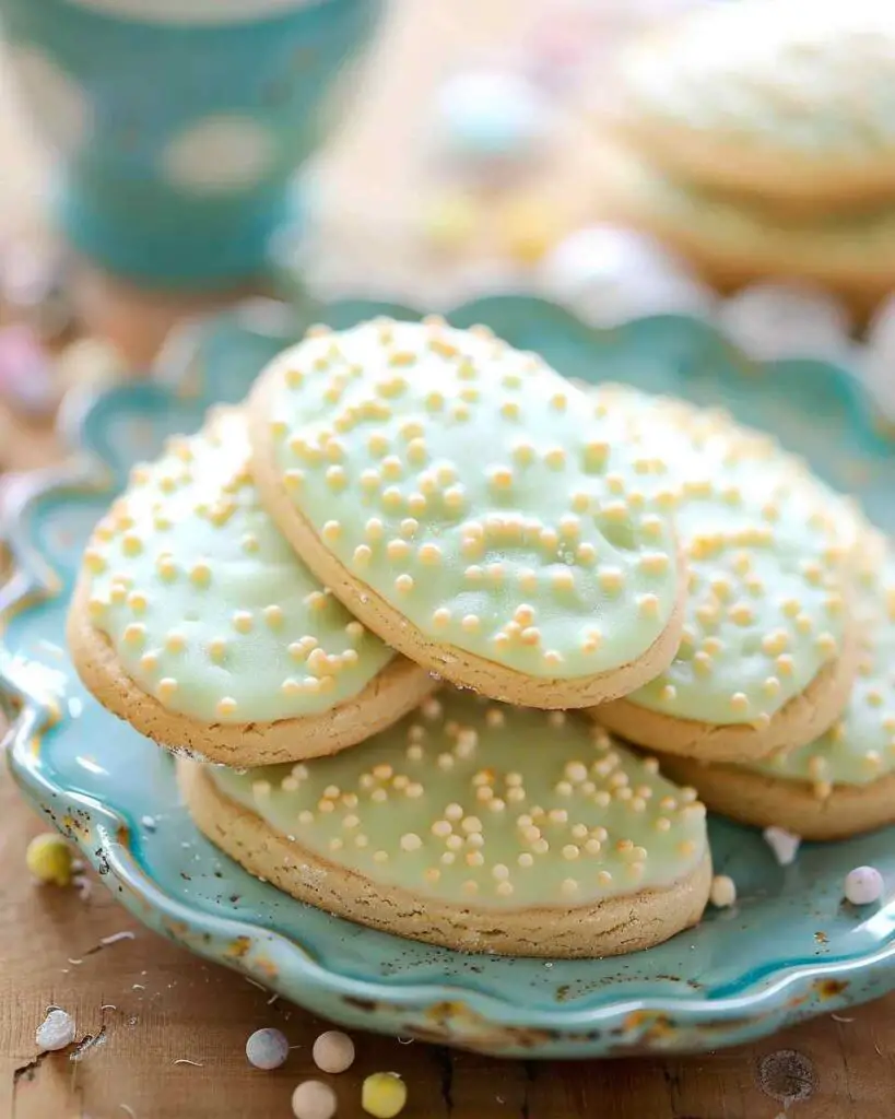 Easy Easter Shortbread Cookies