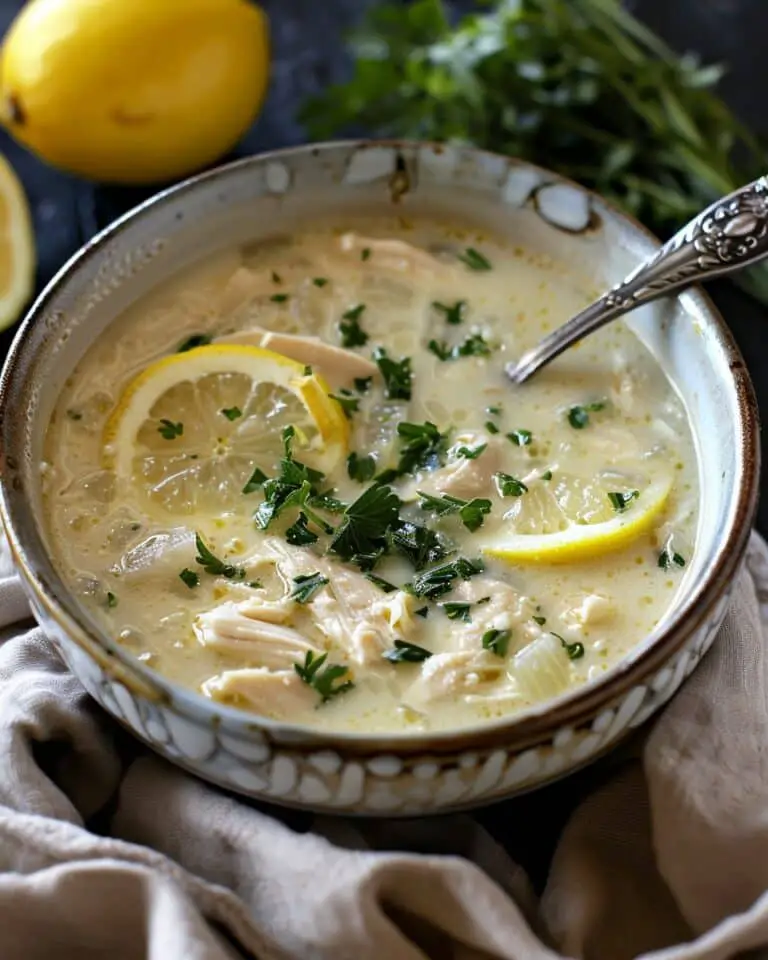 Greek Lemon Chicken Soup