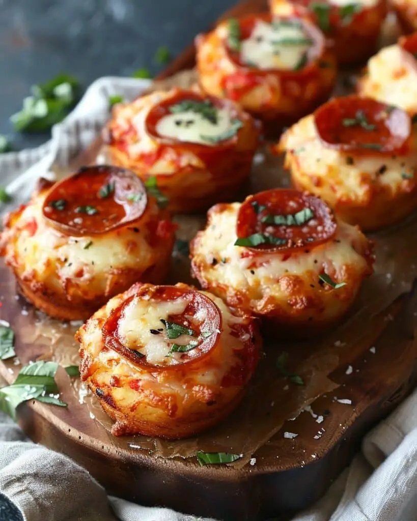 Keto Pepperoni Pizza Bites