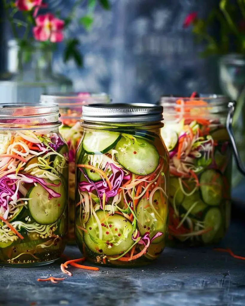 Sweet & Spicy Pickle Slaw