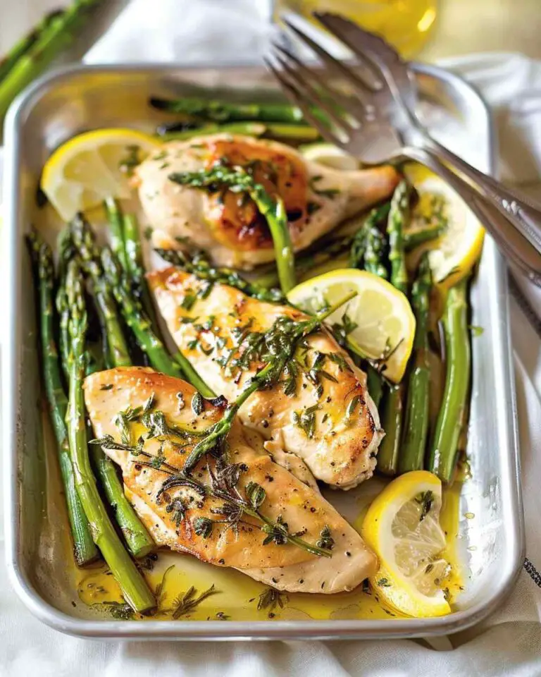 Tarragon Chicken with Asparagus