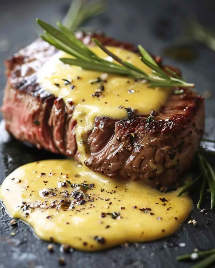 Beef Fillet with Easy Béarnaise Sauce