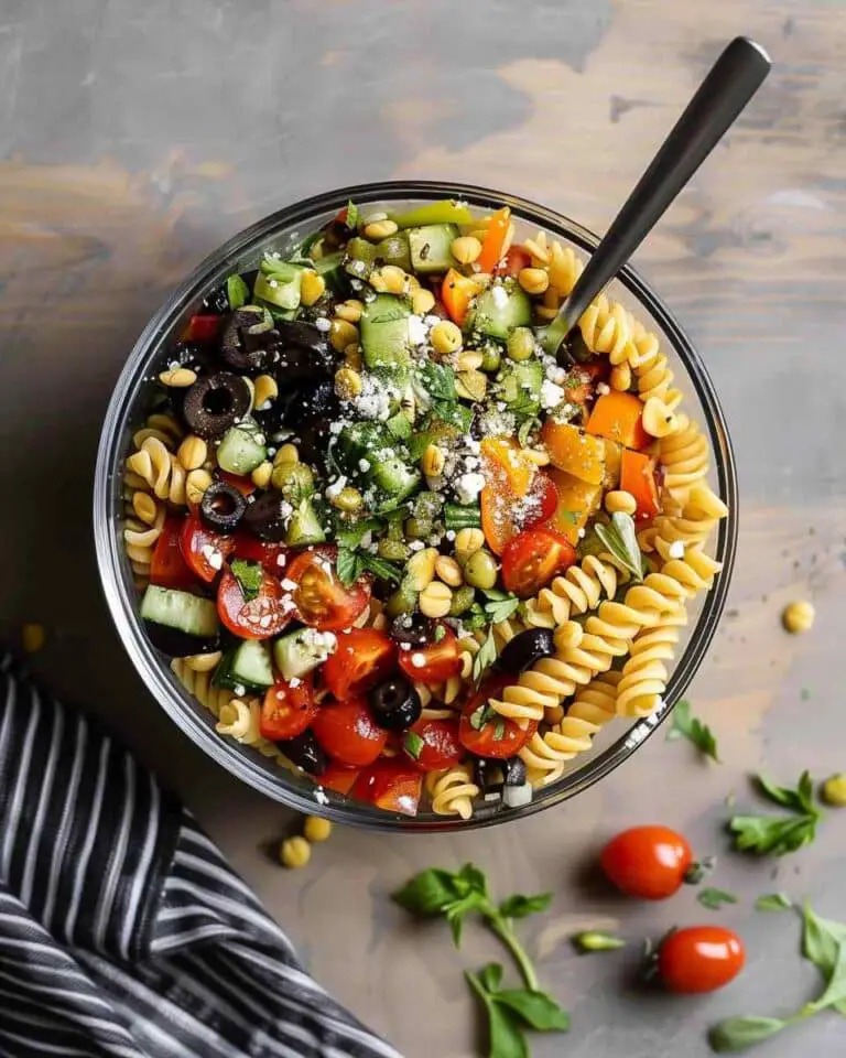 High Protein Pasta Salad