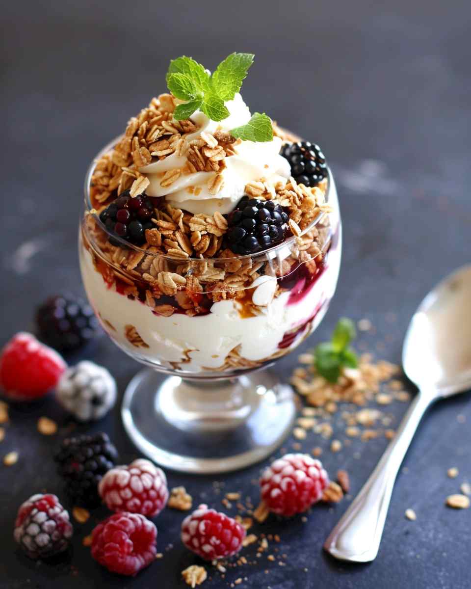 Berries and Cream Parfait