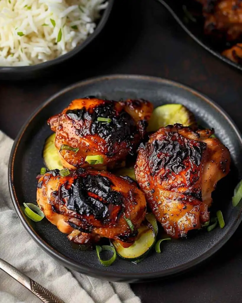 Roasted Miso Chicken Thighs