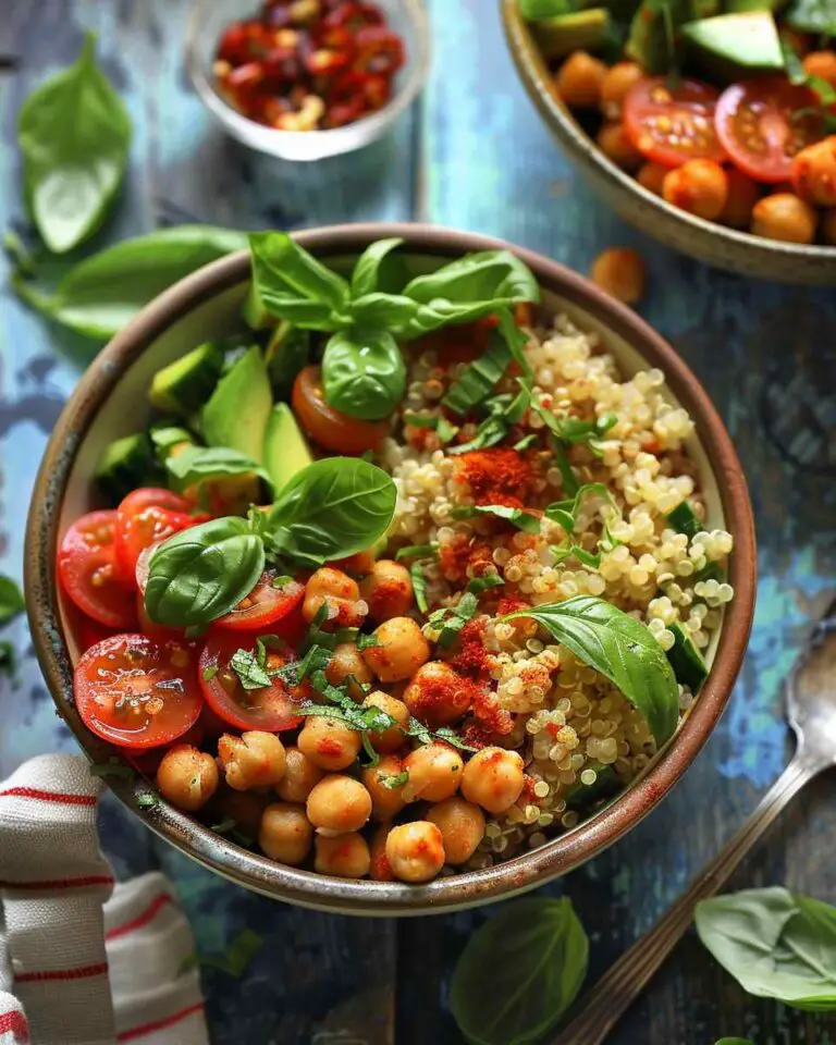 Spicy Chickpea Quinoa Bowls