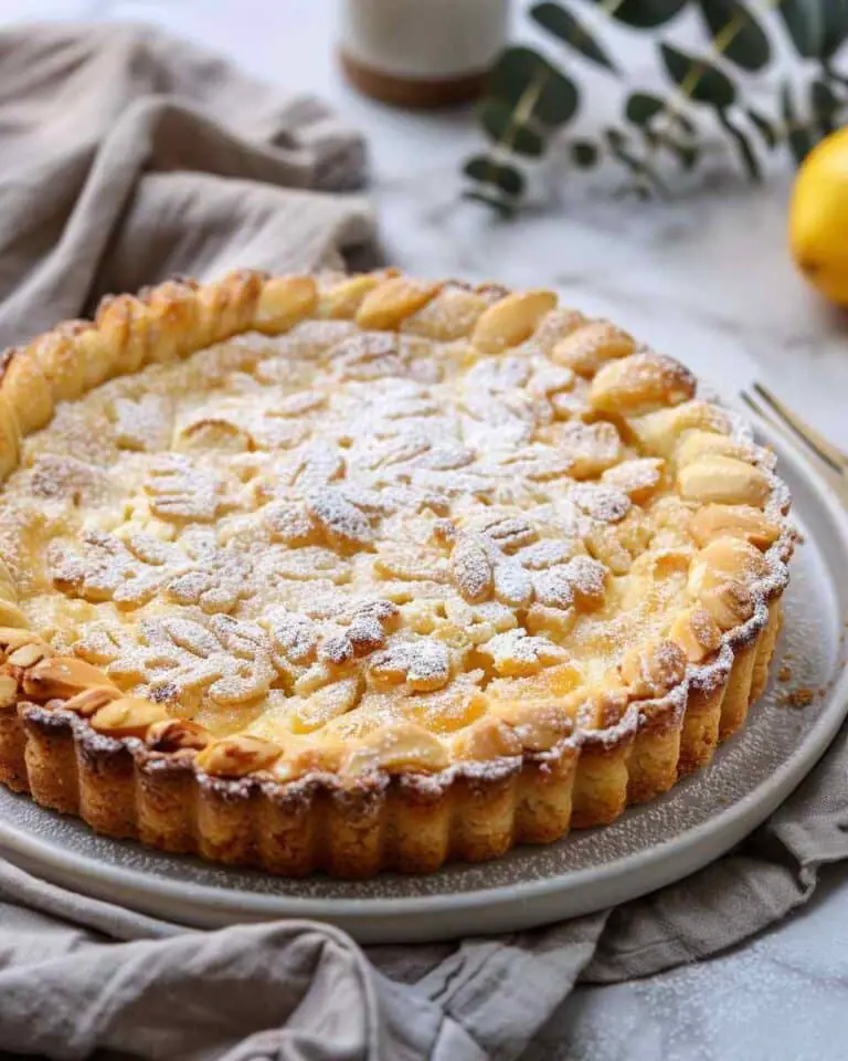 Italian Almond & Ricotta Tart