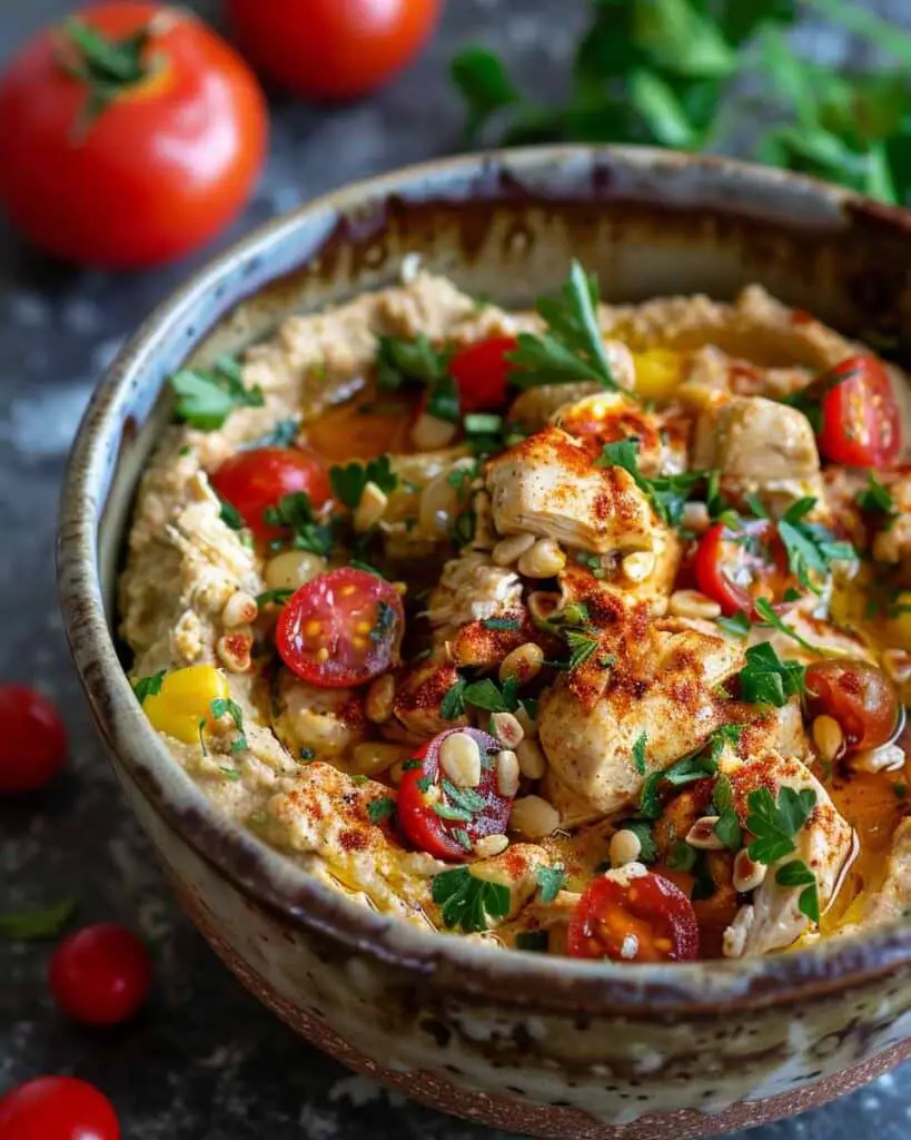 Chicken Hummus Bowls