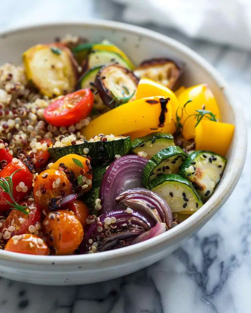 Roasted Vegetable Quinoa Bowl