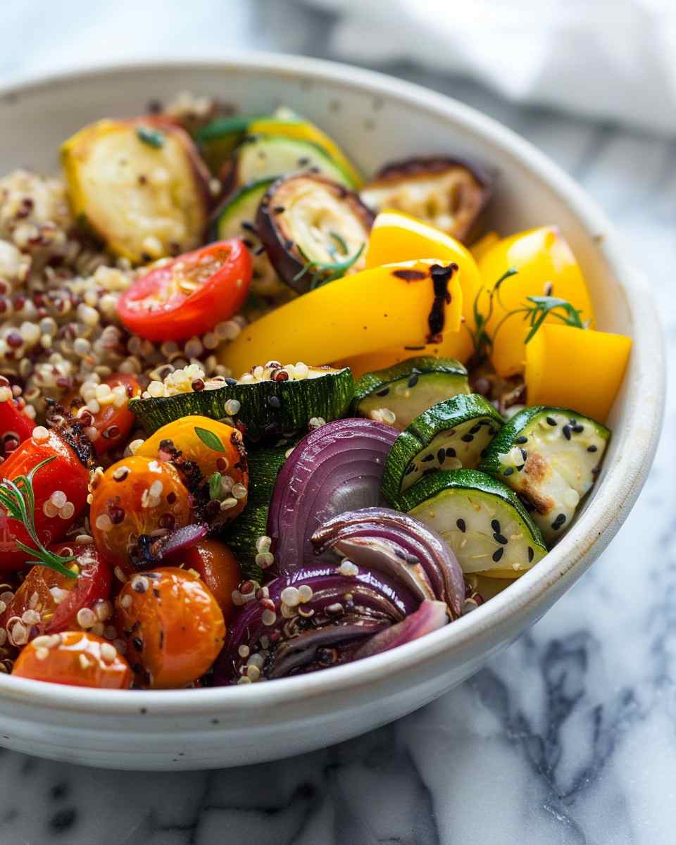 Roasted Vegetable Quinoa Bowl