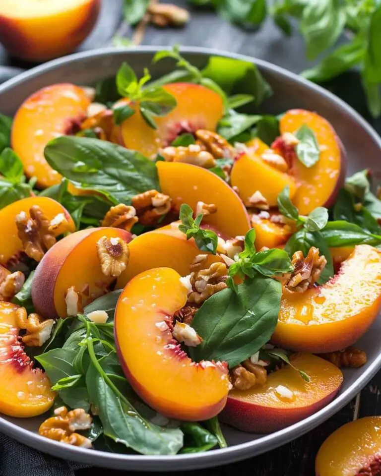 Easy Peach Salad