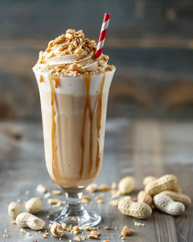 The Perfect Peanut Butter Milkshake