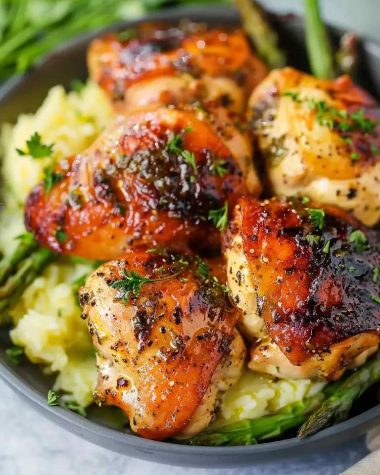 Easy Roasted Garlic Butter Chicken