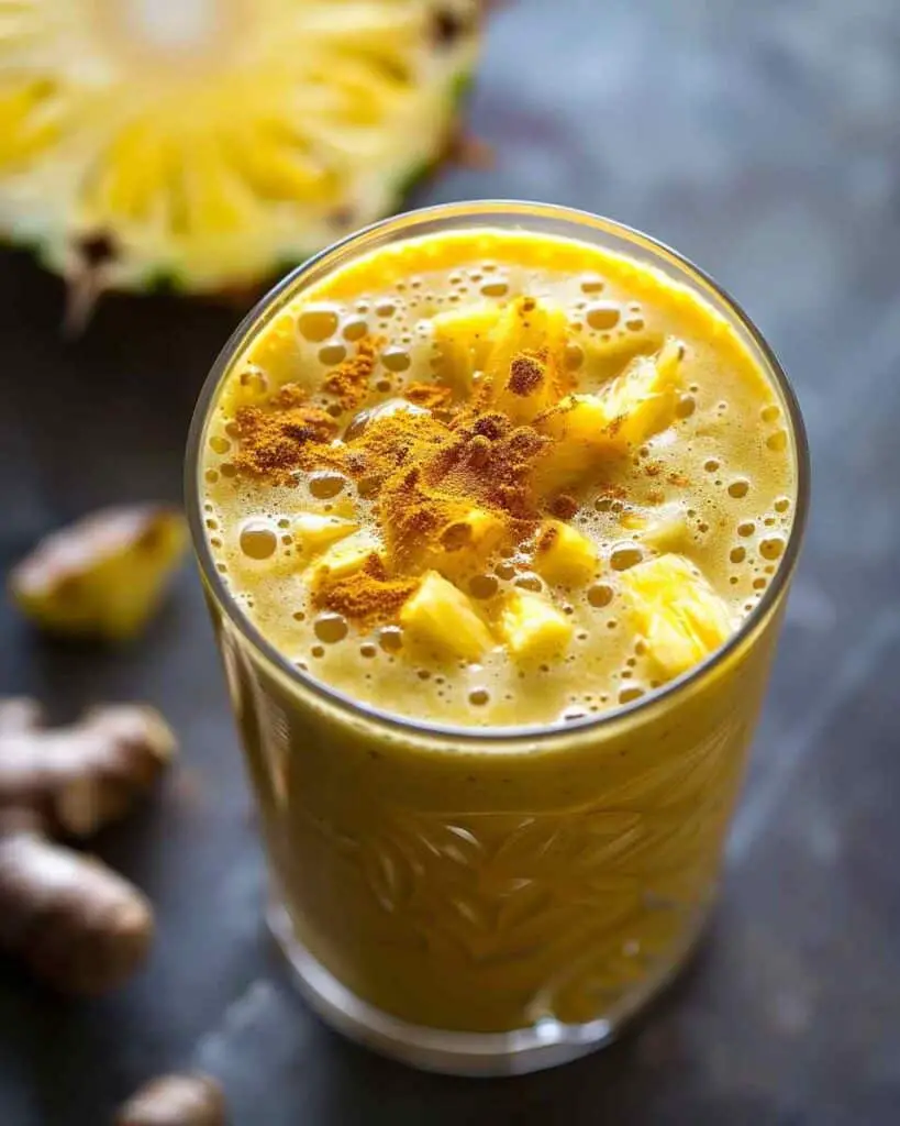 Protein Pineapple Turmeric Smoothie