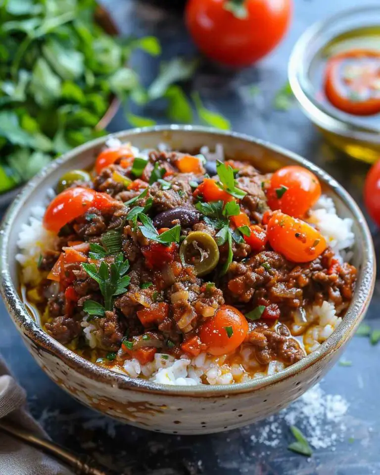 Mediterranean Beef Bowls with Harissa Oil