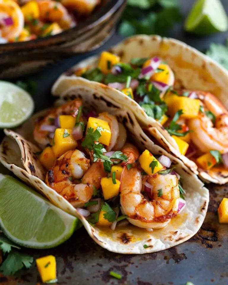Spicy Shrimp Tacos with Mango Salsa