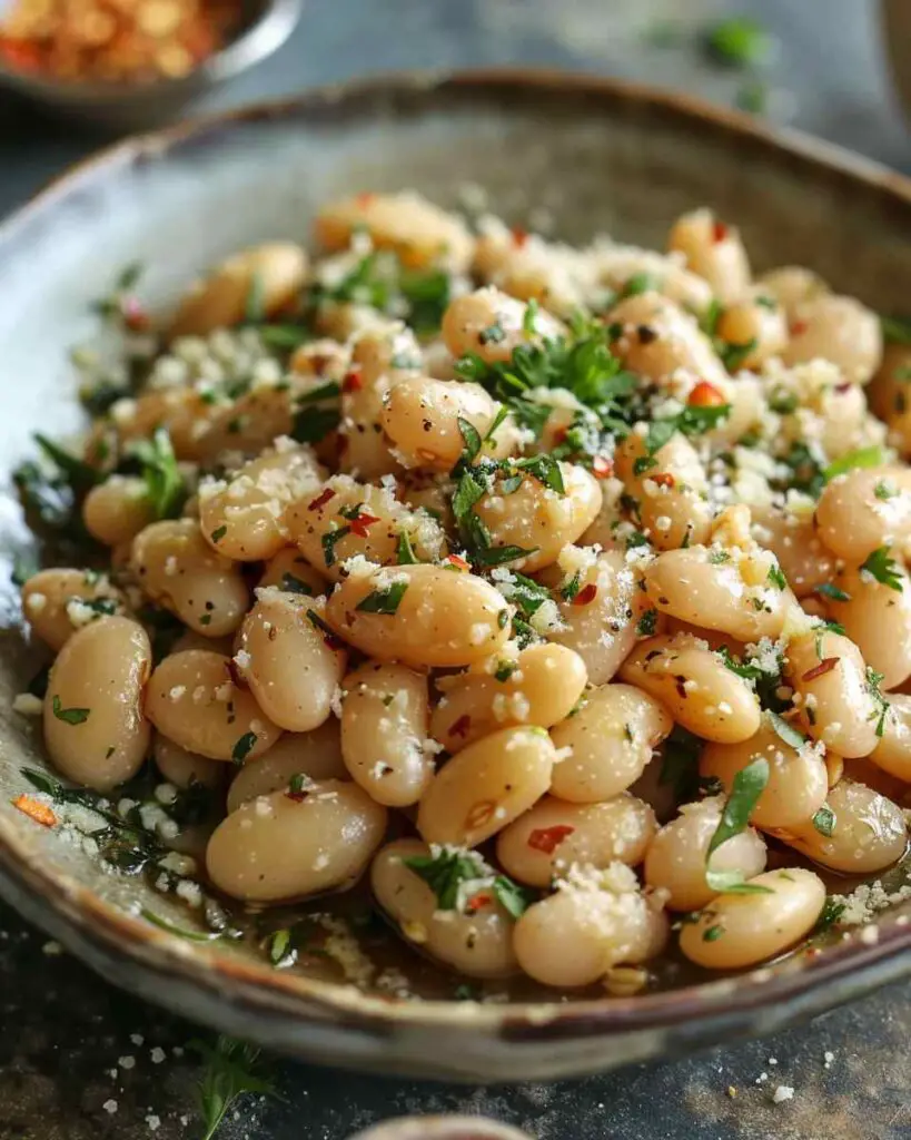 15-Minute Garlic Parmesan White Beans