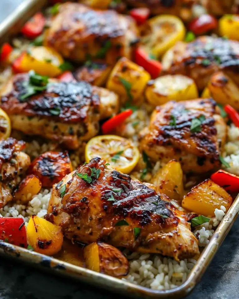 Hawaiian Chicken Sheet Pan