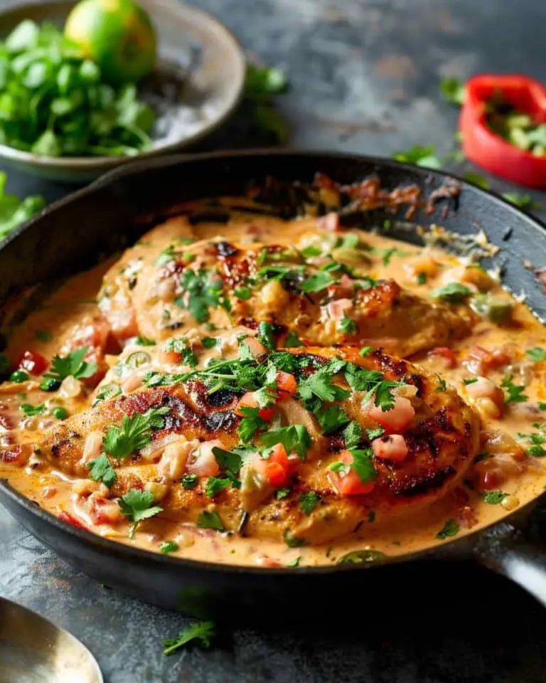 Mexican Chicken with Cheese Sauce