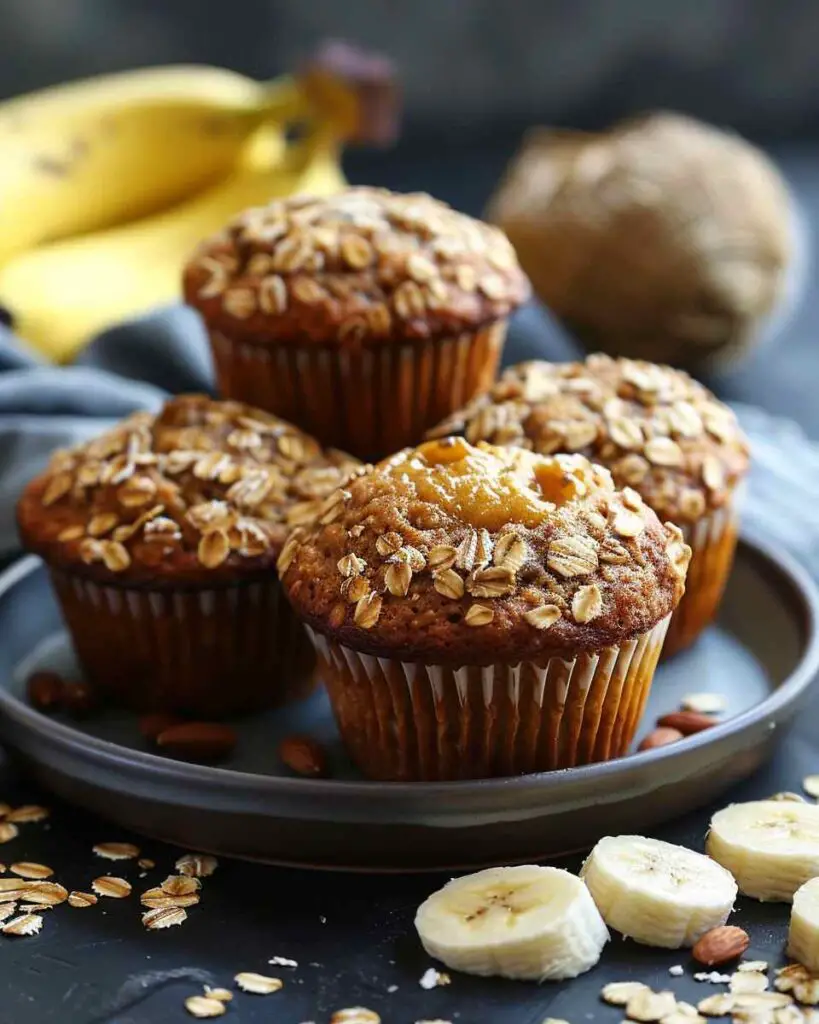Banana Oat Muffins