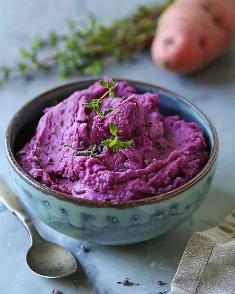 Mashed Purple Sweet Potatoes