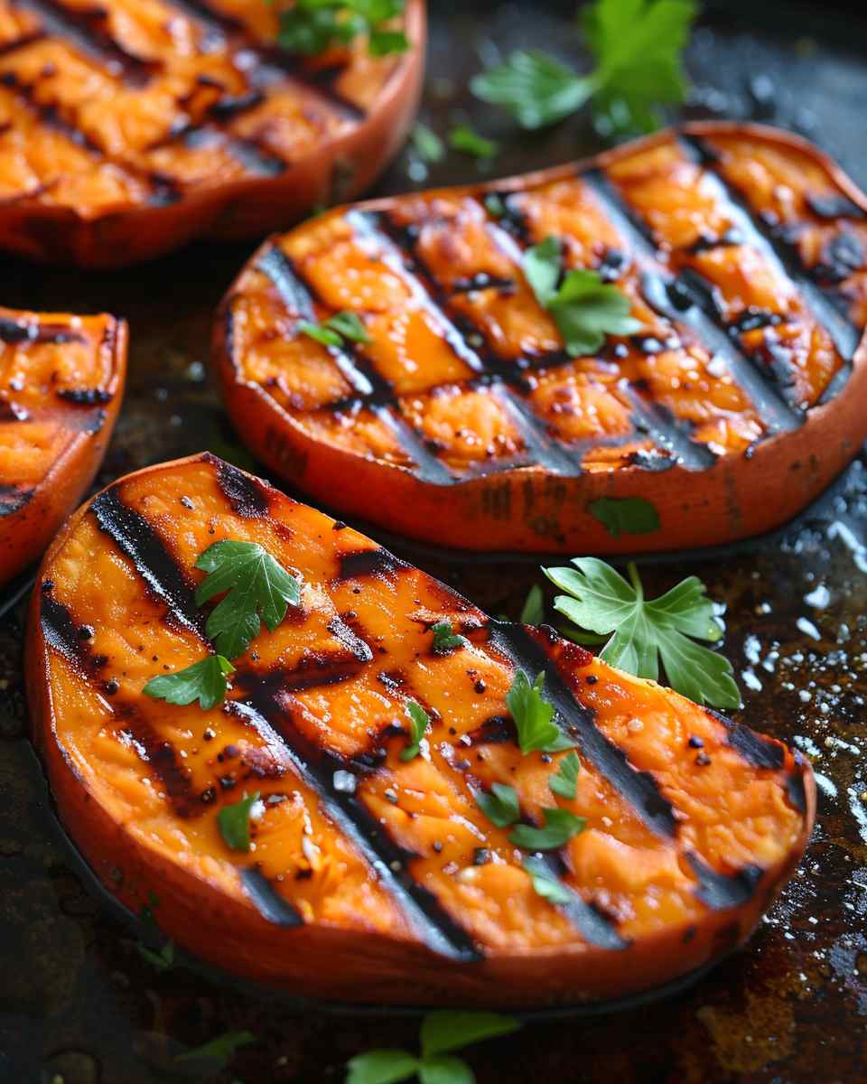 Grilled Sweet Potatoes