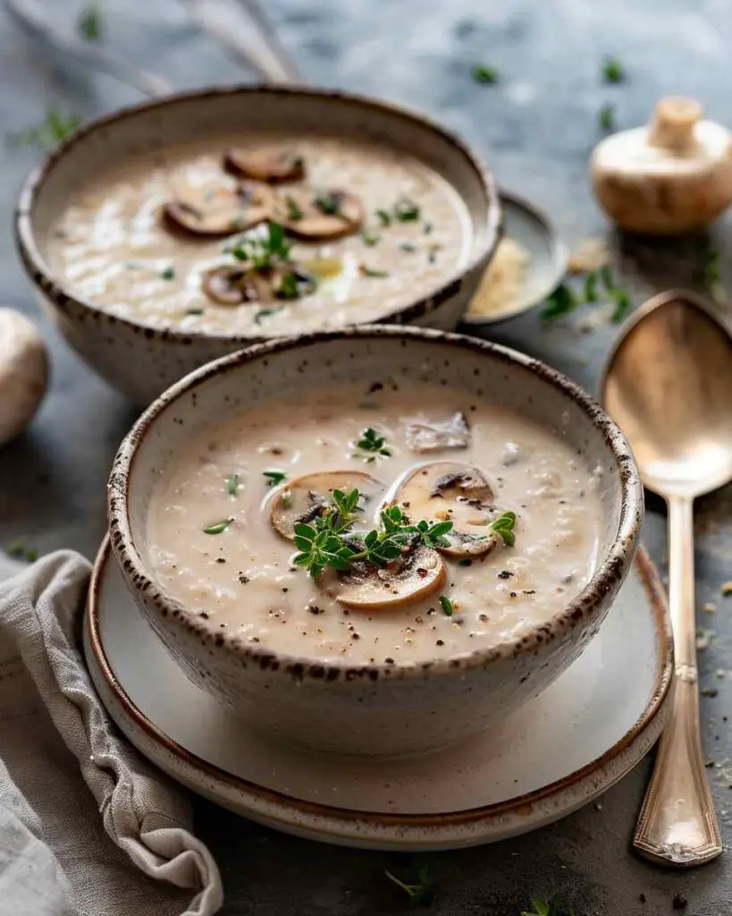 Easy Cream of Mushroom Soup