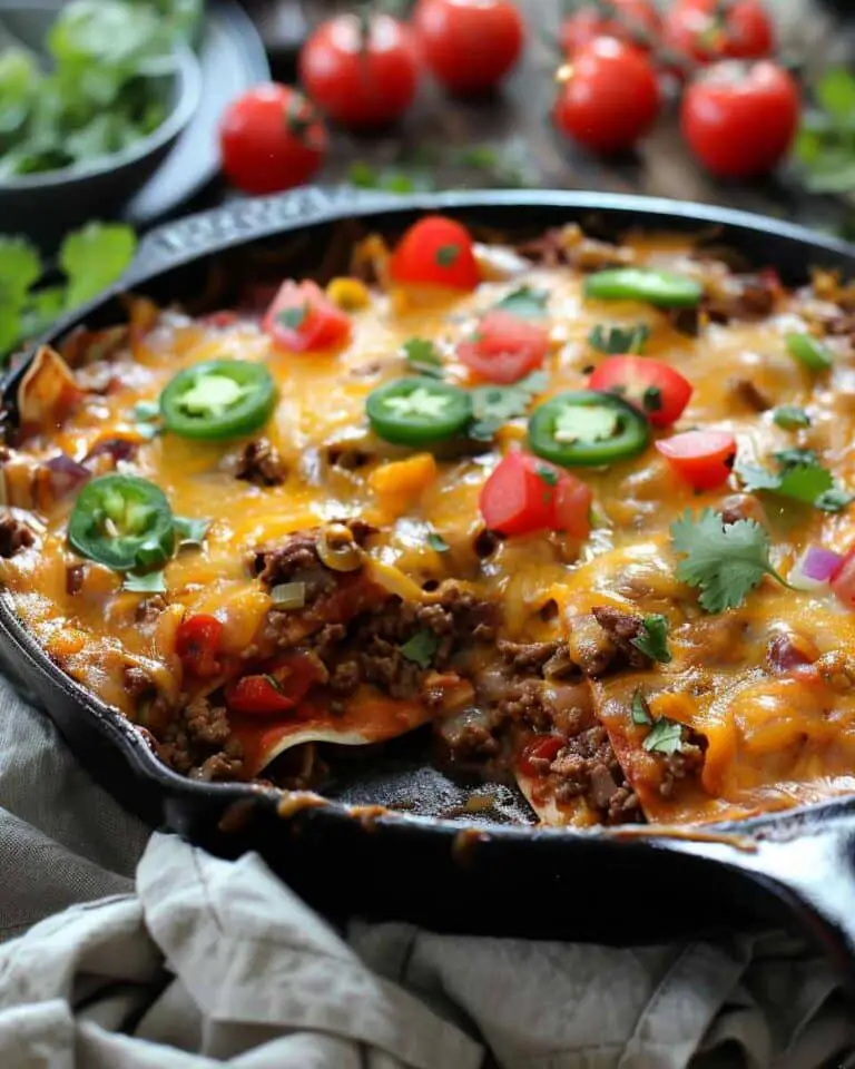Easy Beef Enchilada Skillet
