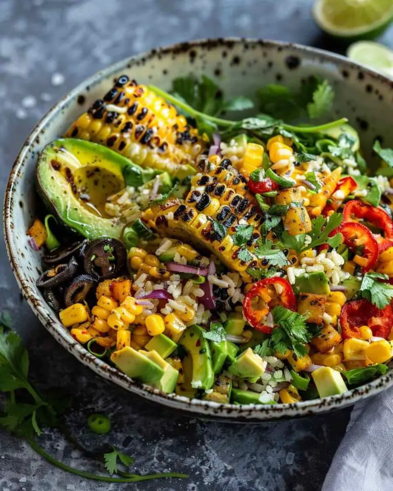 Tropical Charred Corn and Avocado Salad