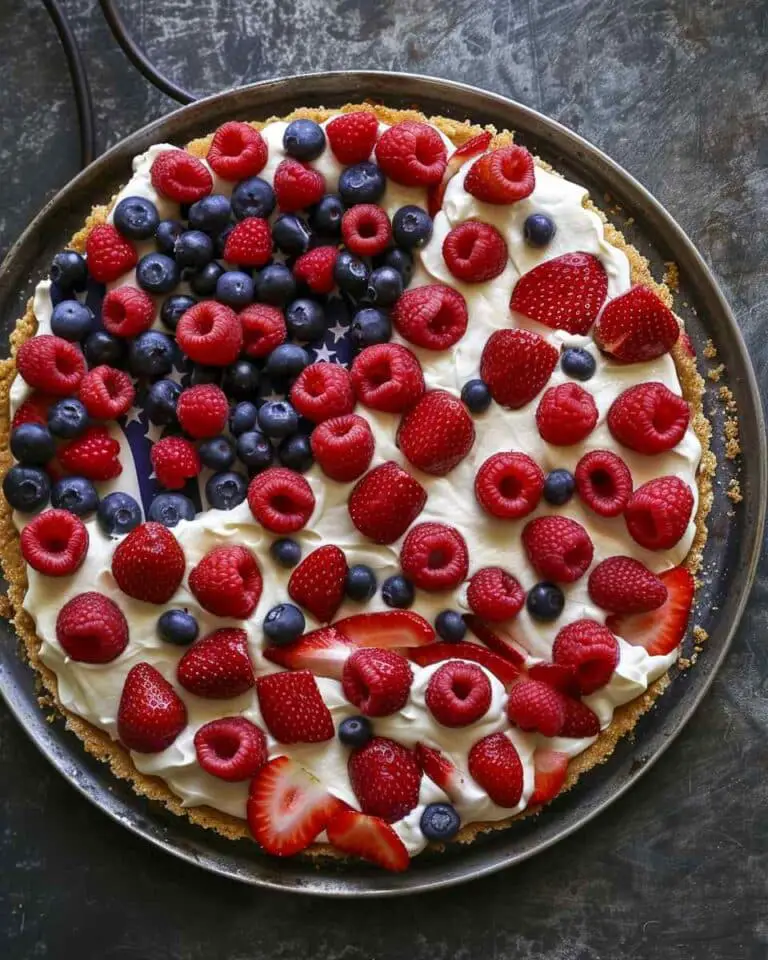 American Flag Fruit Pizza