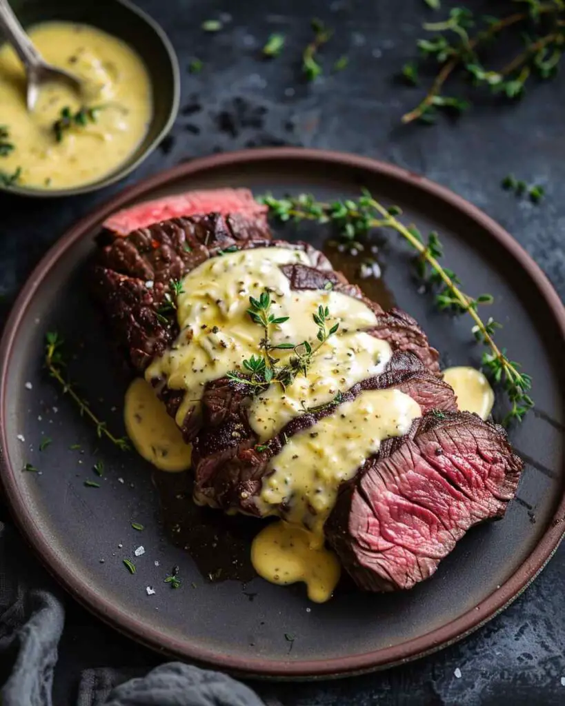 Beef Fillet with Easy Béarnaise Sauce