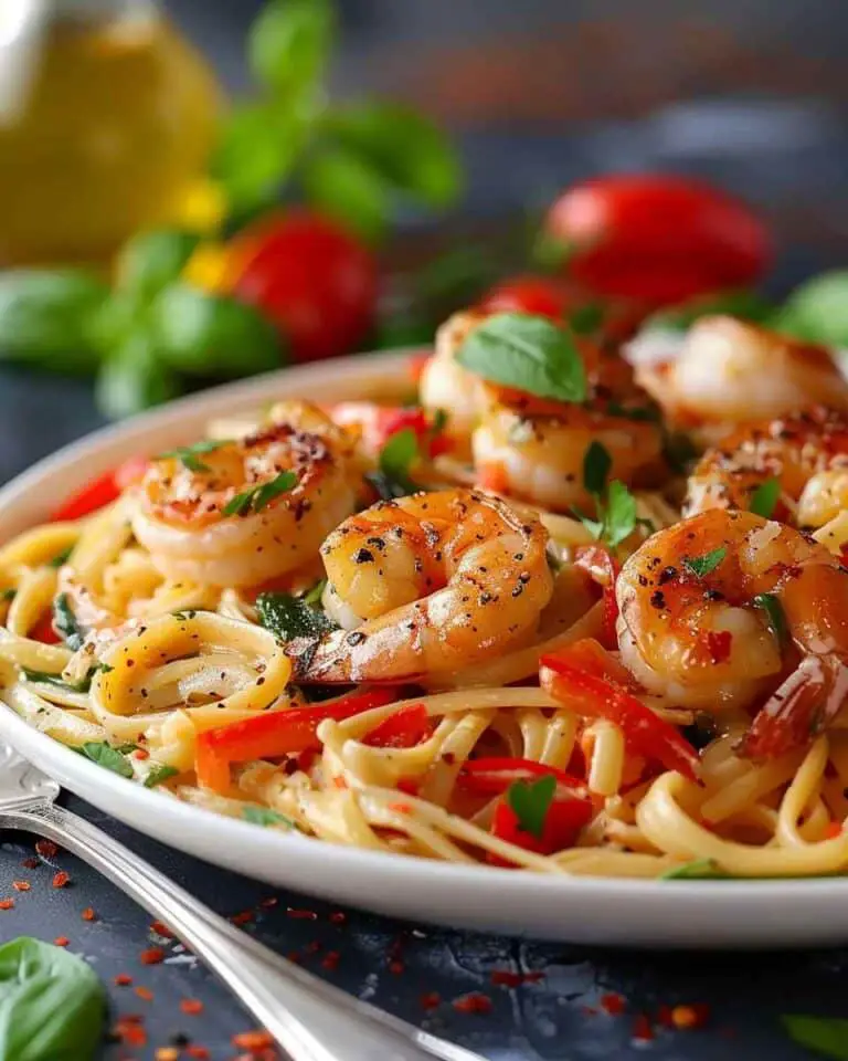 Shrimp & Scallop Pasta With Veggies