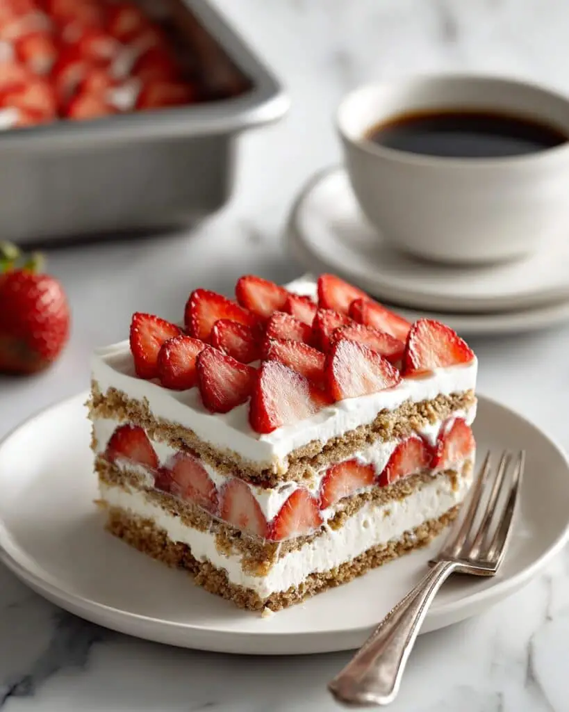 Strawberry Icebox Cake Recipe
