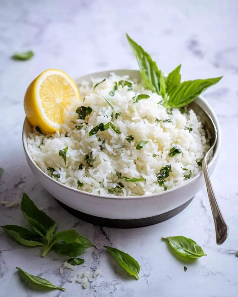Lemon Basil Rice Recipe
