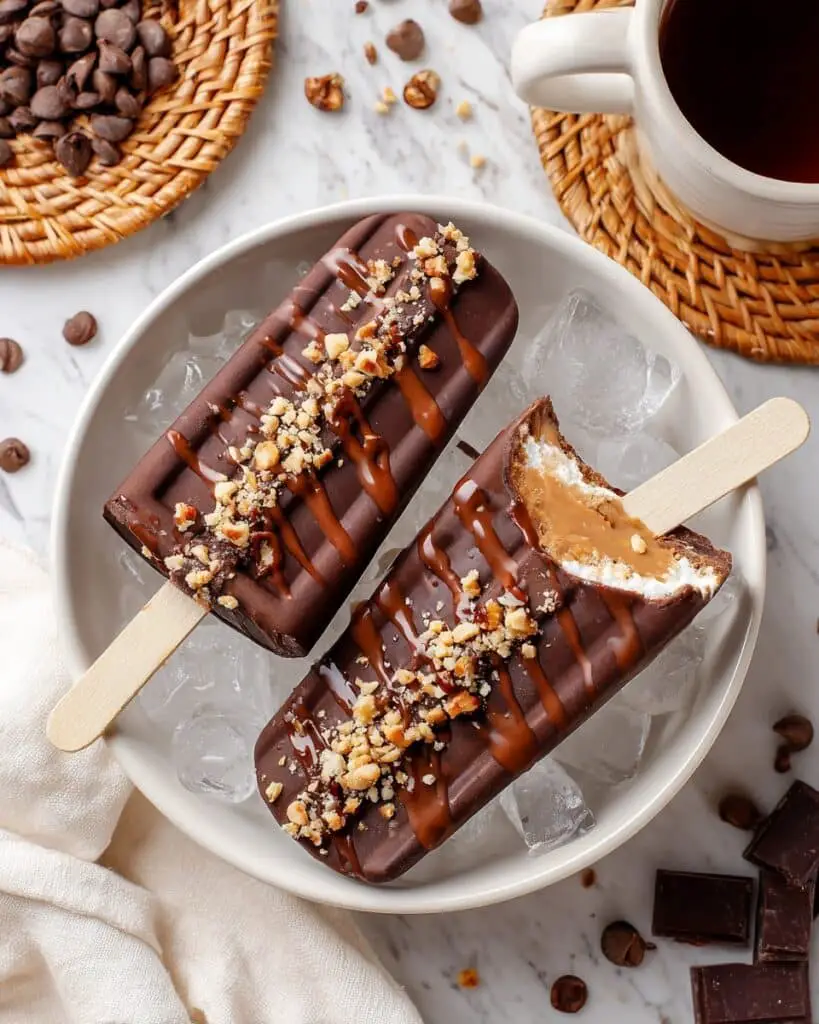 Homemade Chocolate Fudgesicles Recipe