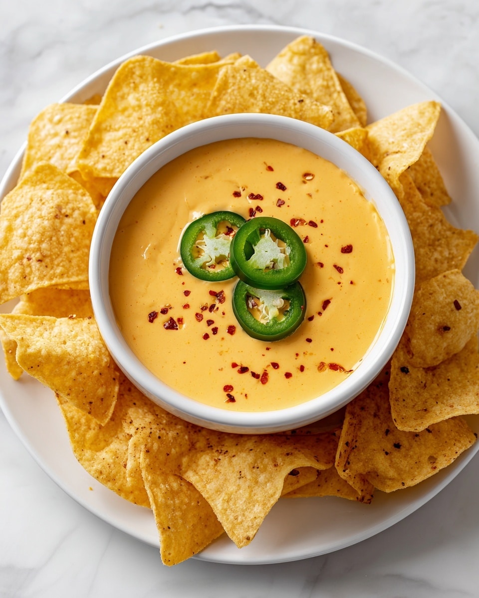 High Protein Cottage Cheese Queso Dip Recipe