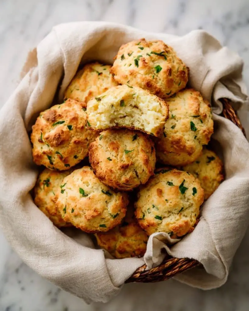 Zucchini Parmesan Herb Biscuits Recipe