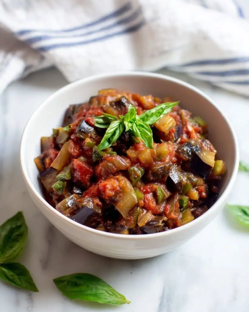 Sicilian Eggplant Caponata Recipe