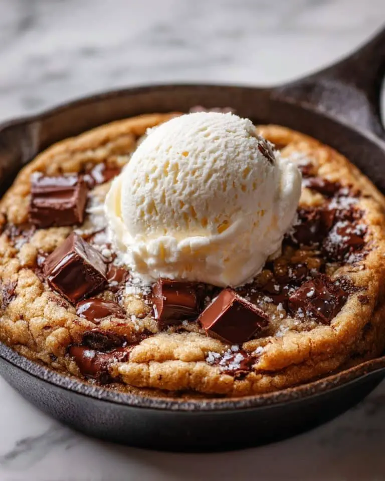 Lady’s Chocolate Chip Skillet Cookie Recipe