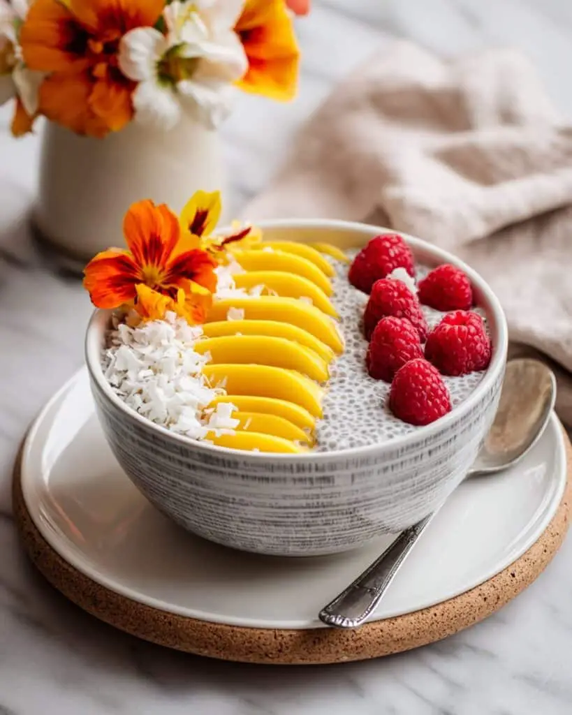 Mango Coconut Chia Pudding Recipe