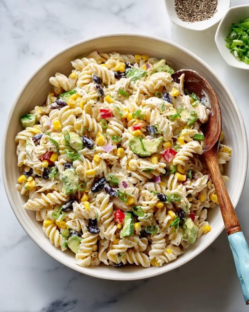 Chicken Taco Pasta Salad Recipe